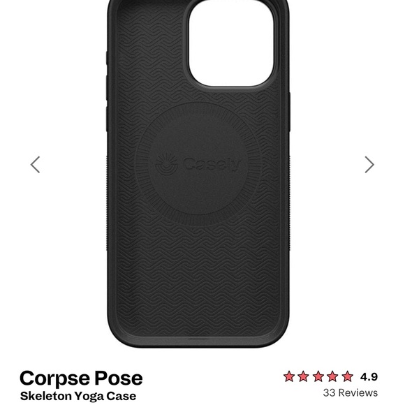 CORPSE POSE Skeleton Yoga Case - Black - Picture 3 of 3